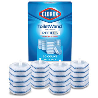 Clorox ToiletWand Refills – 20 Disinfecting Scrub Pads