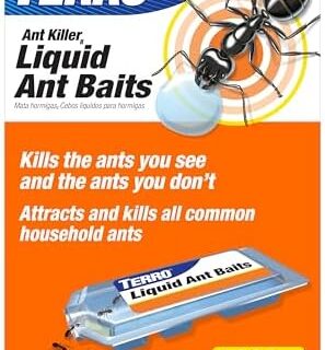 T300B Ant Killer – 12 Liquid Bait Stations for Indoor Ant Control