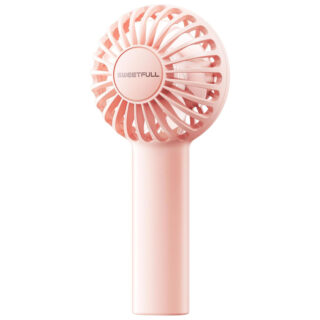 SWEETFULL Mini Handheld Fan – Portable Rechargeable USB Fan with 3 Speeds for Travel, Makeup & Kids