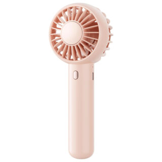 Mini Portable Fan, Small and Powerful, Cute Design 3 Speed Personal Handheld fan and Desktop with Base, Lightweight USB Rechargeable for Travel Lash Makeup Girl Women Summer Gift