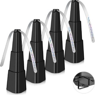 4 Pack Fly Fans for Tables - Fly Repellent for Outdoor Indoor Meal - Portable Automatic Picnic Table Food Fly Fans -Fly repellent Fans Spinner for Restaurant, Party, Home